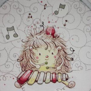 Embroidery Hoop KIT, H is For Hedgehog, 8" Picture DIY by Needle Creations New